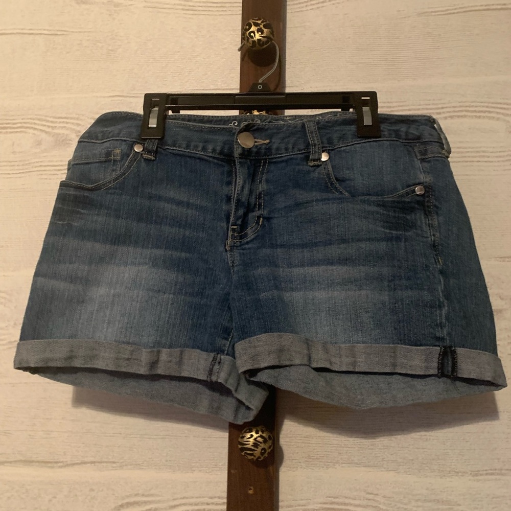 Express denim shorts